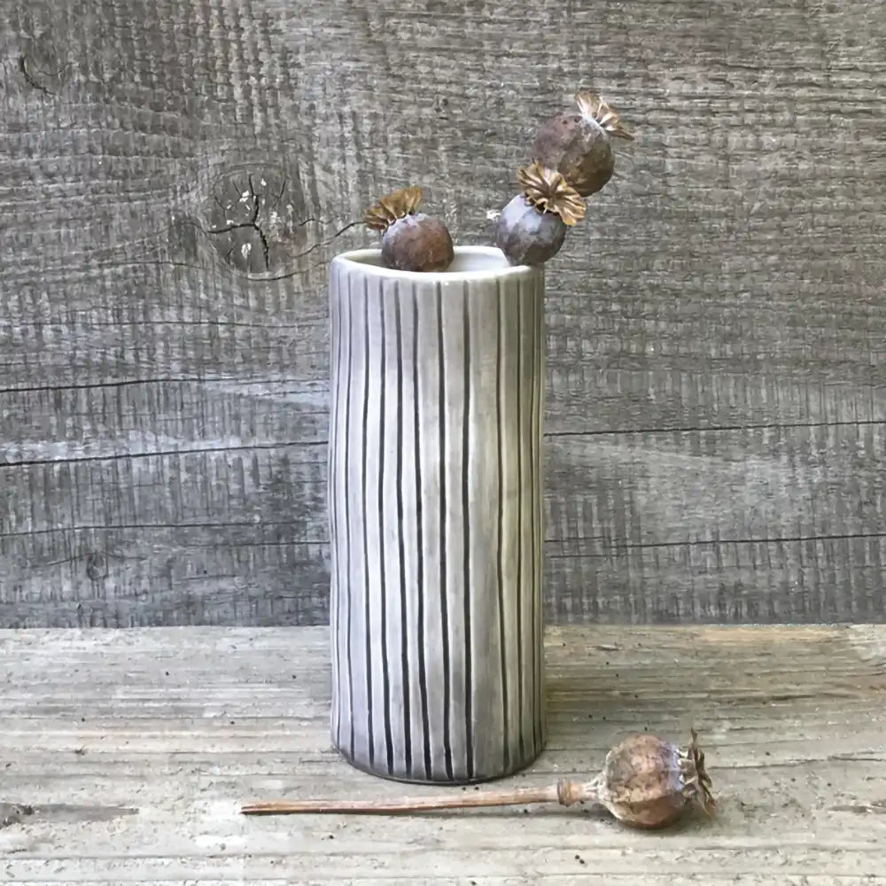 Small Scratched Lines Vase