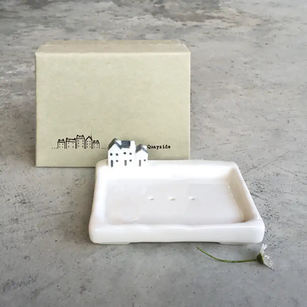 Little Houses Porcelain Soap Dish