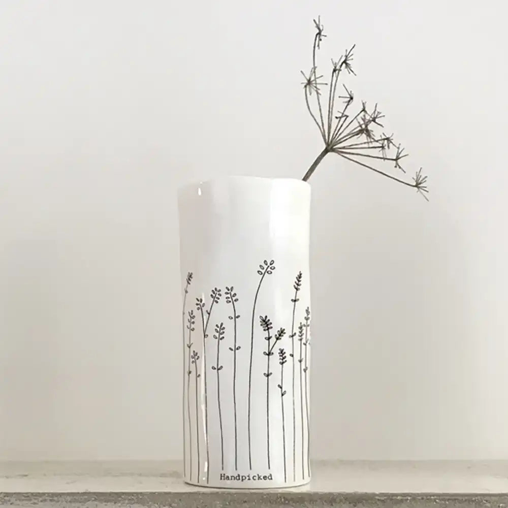 Medium Porcelain Handpicked Vase