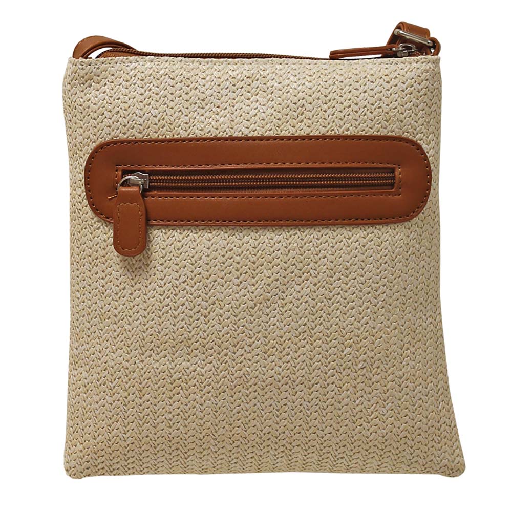 Envy Crocus Straw Bag - Tan