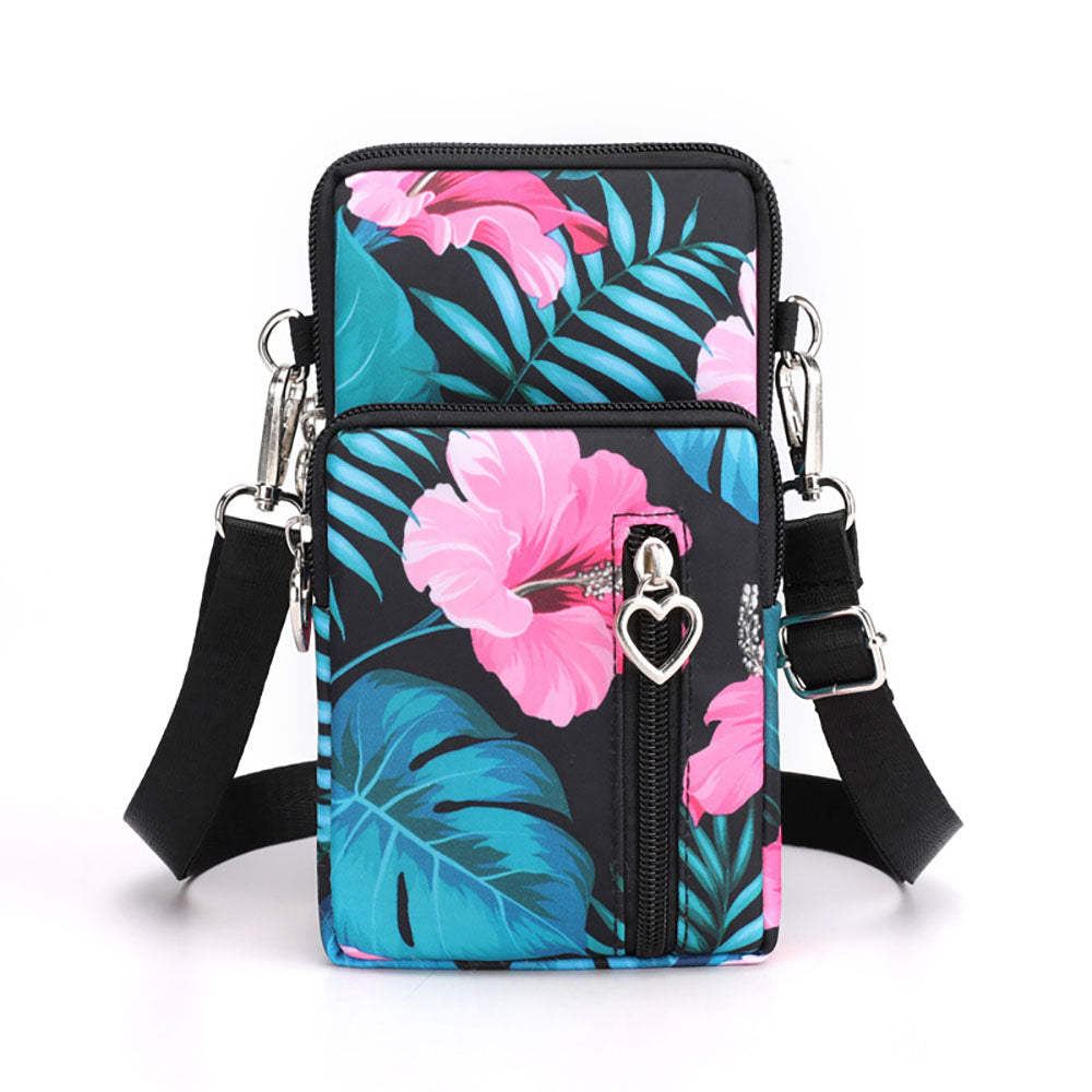Envy Rome Phone Bag - Tropical Flowers