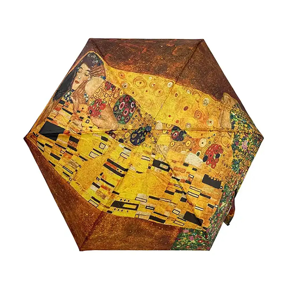 Klimt The Kiss Umbrella with Travel Case