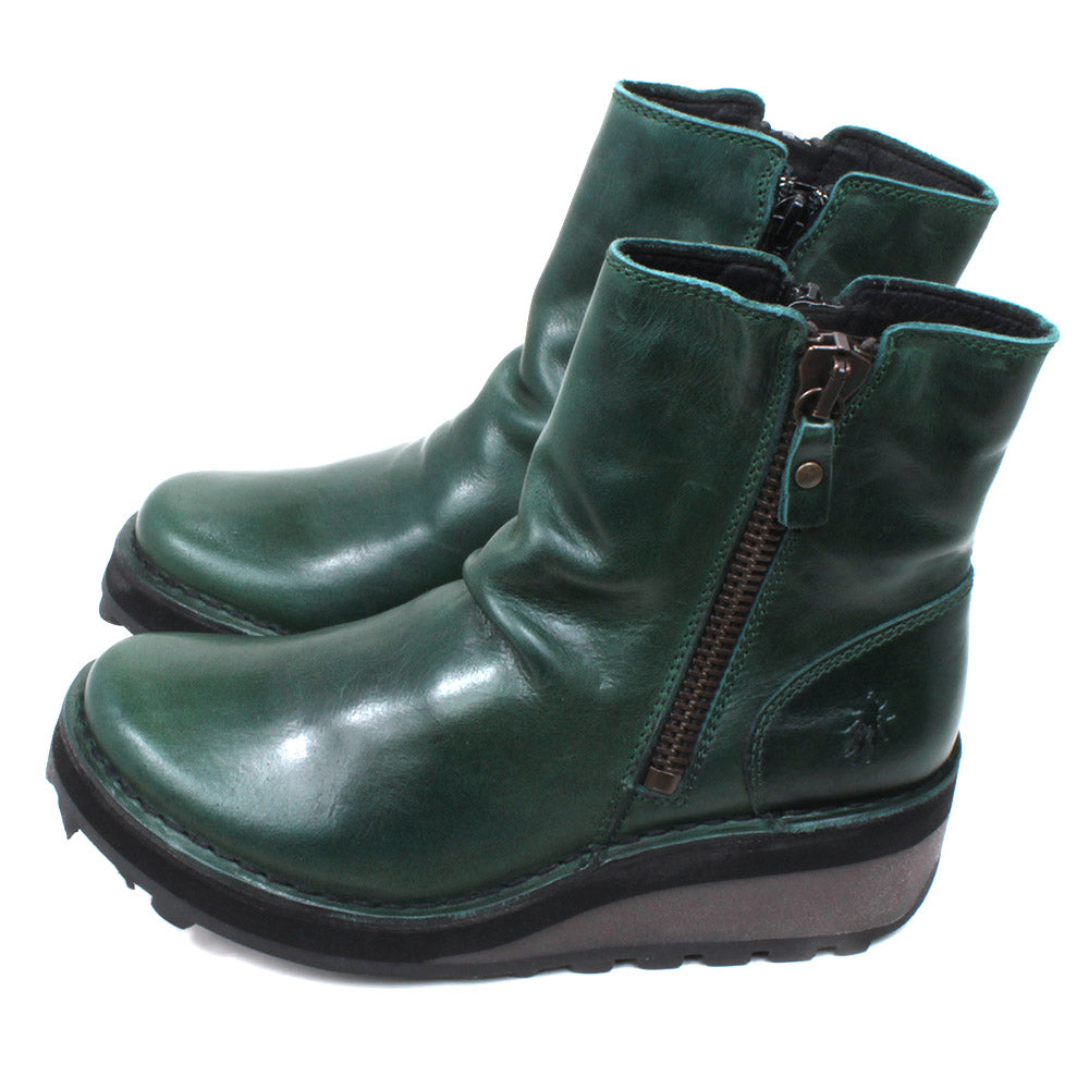 Fly london green ankle boots best sale