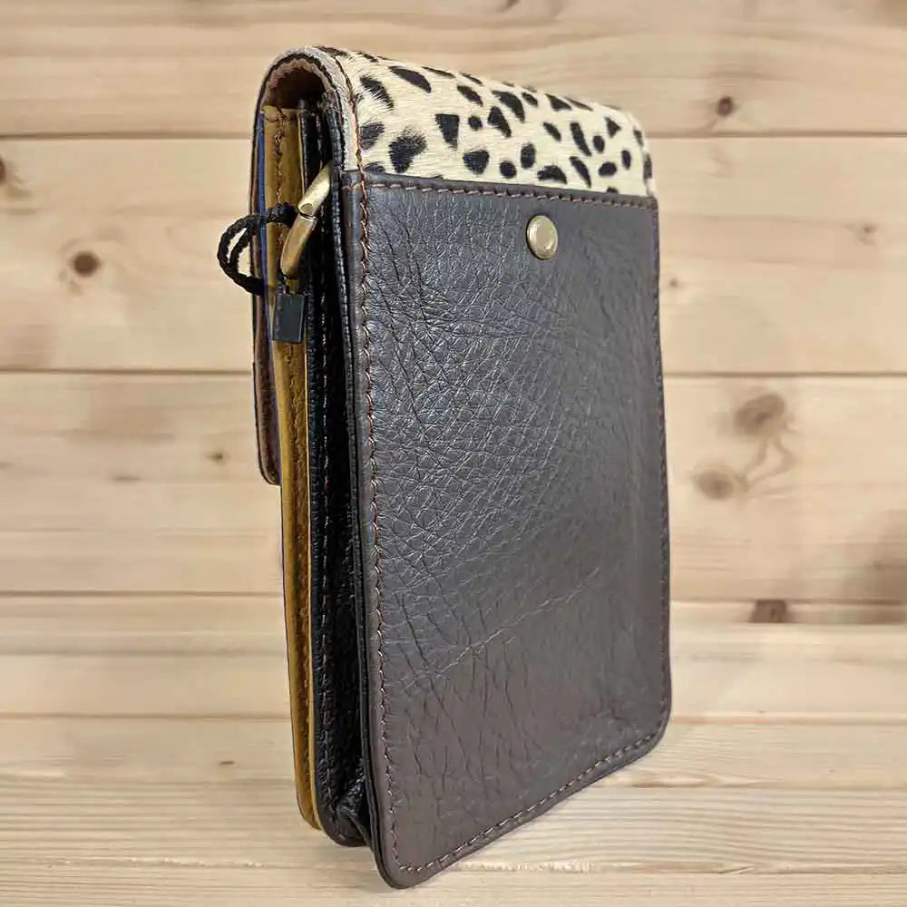 Gia Blue Leopard Phone Bag