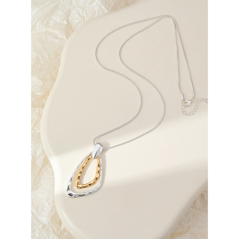 Gracee Long Double Hoop Necklace