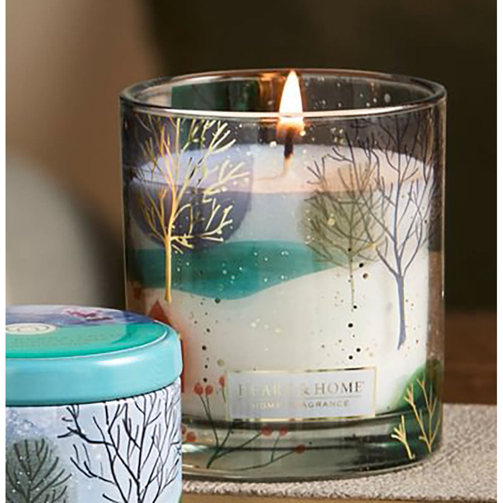 Scenic Glass Candle - Winter Berry Frost