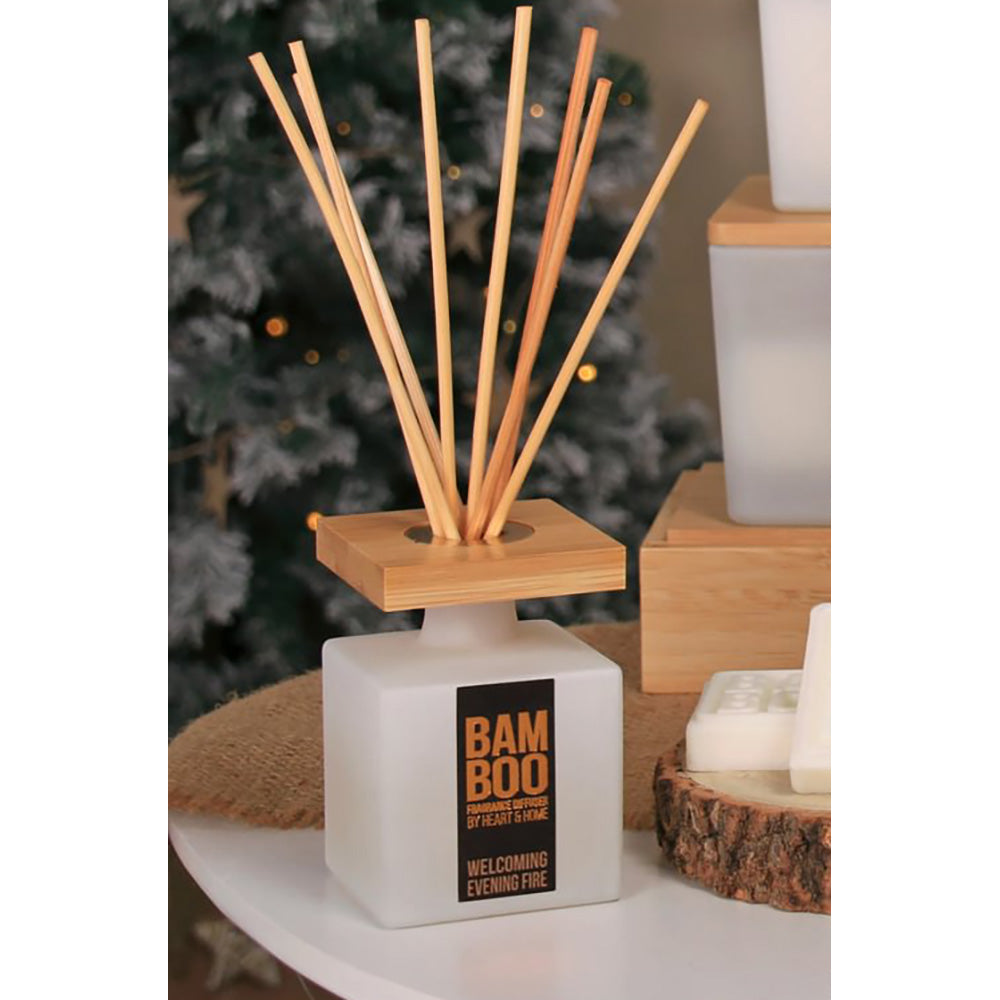 Bamboo Reed Diffuser - Welcoming Evening Fire