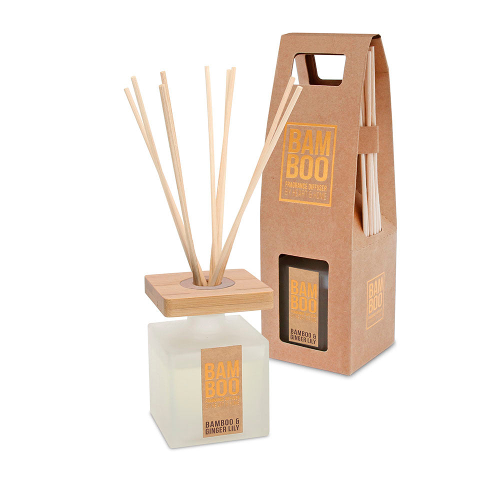 Bamboo Reed Diffuser Set - Bamboo & Ginger Lily