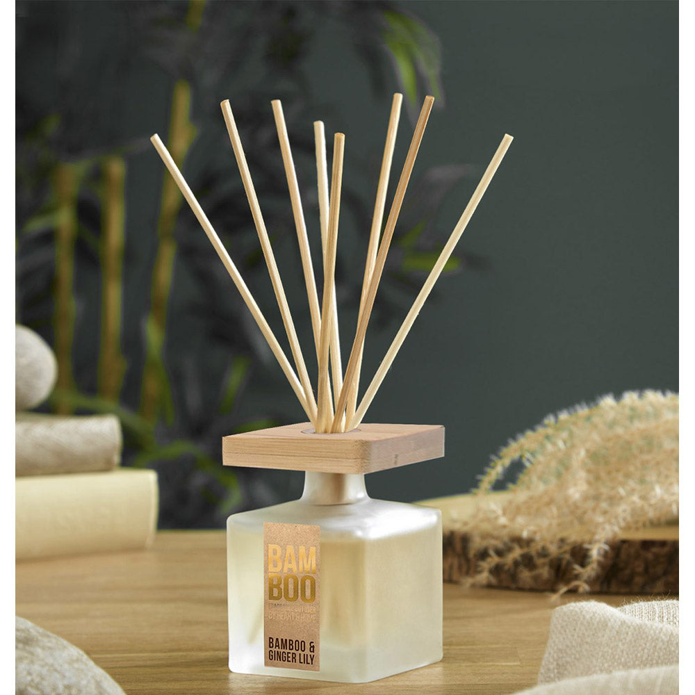 Bamboo Reed Diffuser Set - Bamboo & Ginger Lily