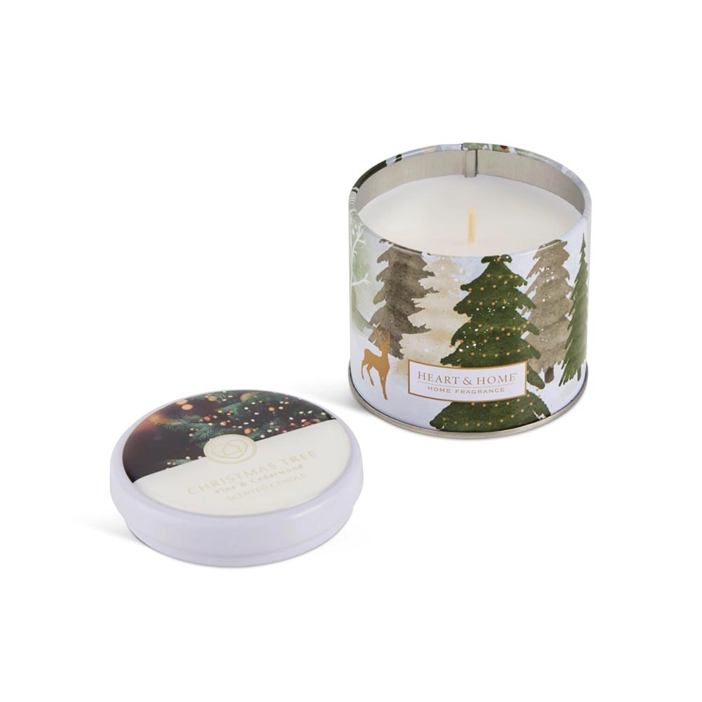 Tin Candle - Christmas Pine & Cedarwood