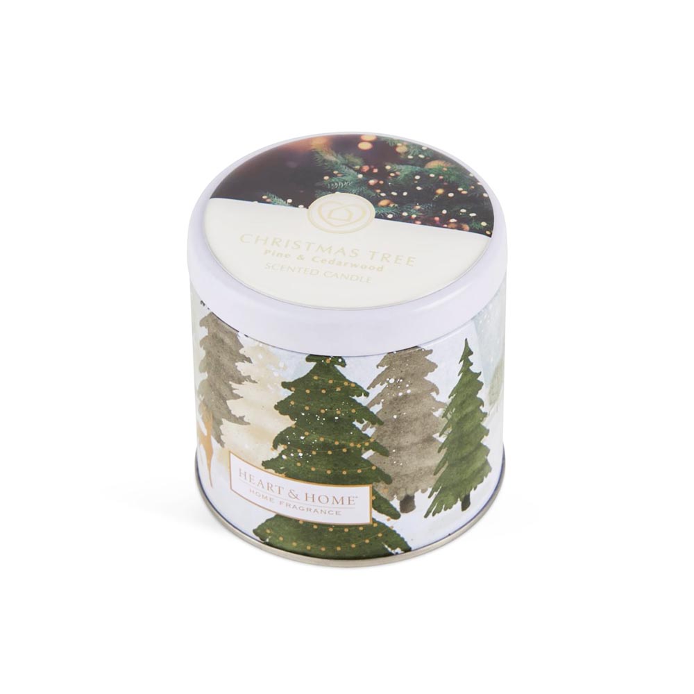 Tin Candle - Christmas Pine & Cedarwood