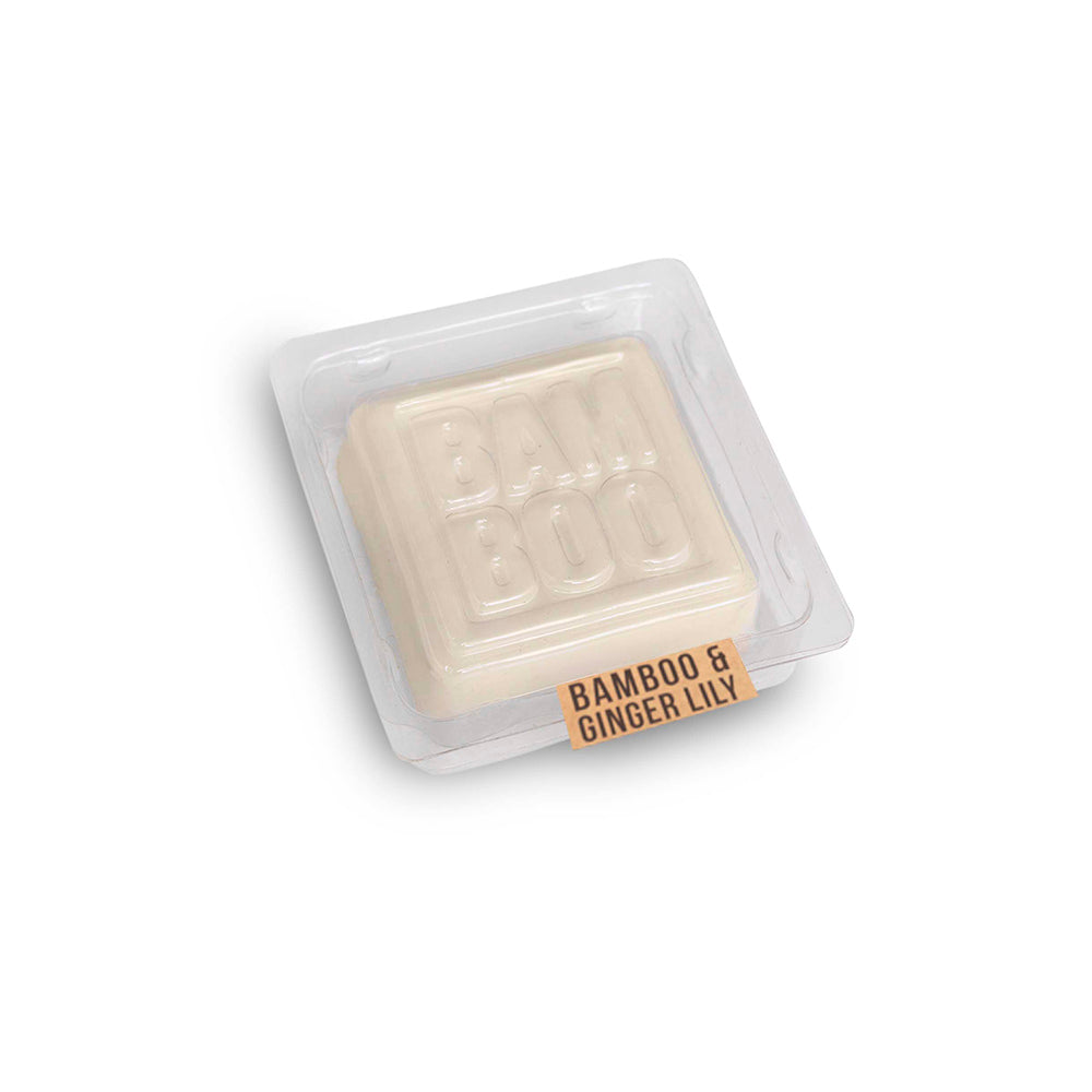 Square Wax Melt - Bamboo & Ginger Lily