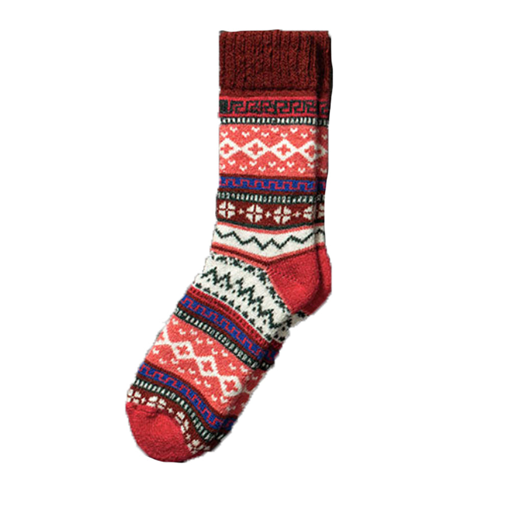 Ida Socks in Burgundy