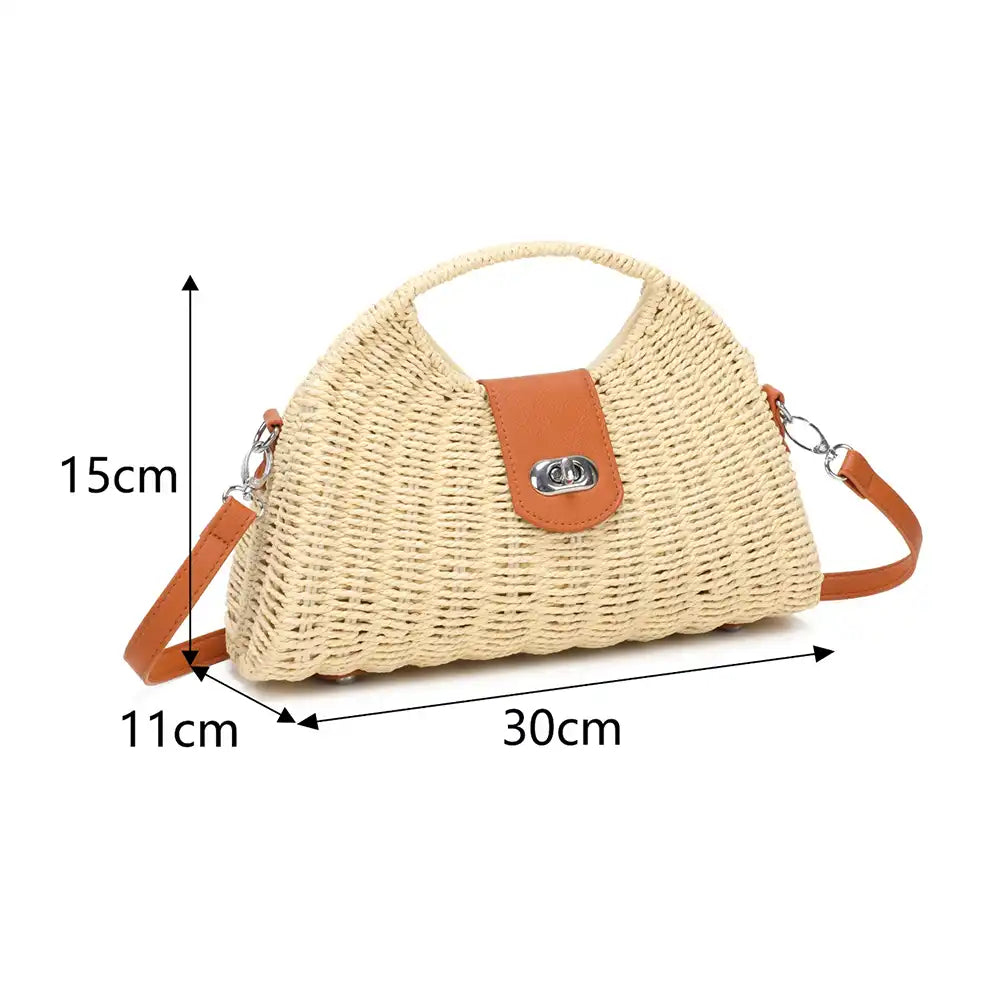 Straw Box Grab Bag - Natural