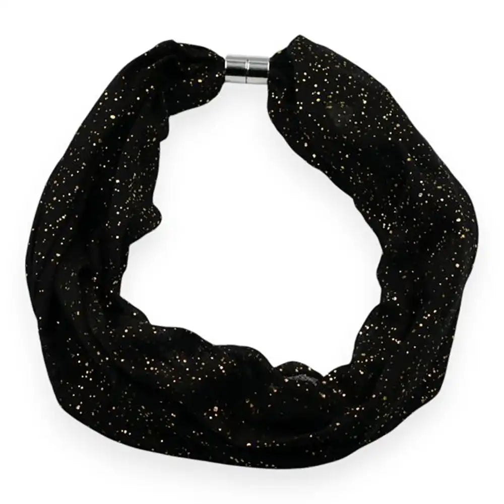 Foil Magnetic Scarf - Black