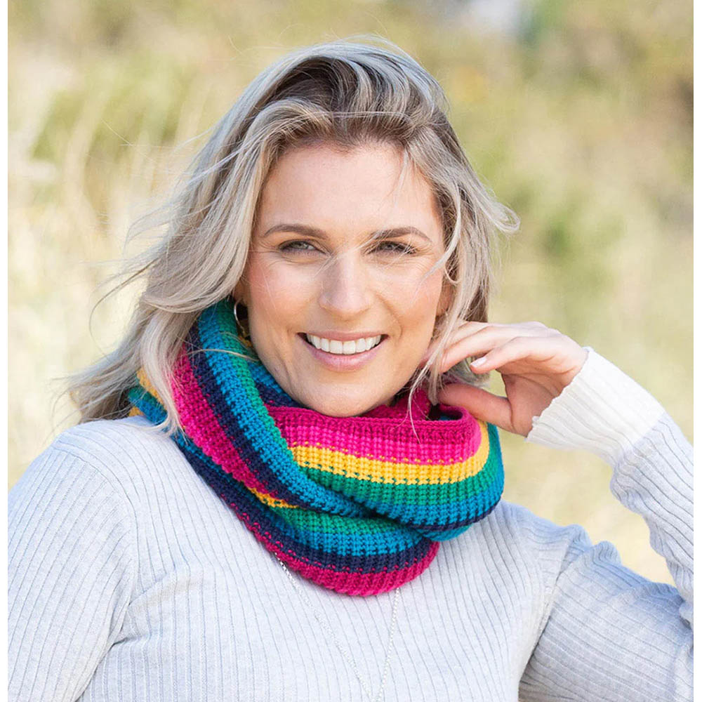 Kite Warmwell Rainbow Knitted Snood