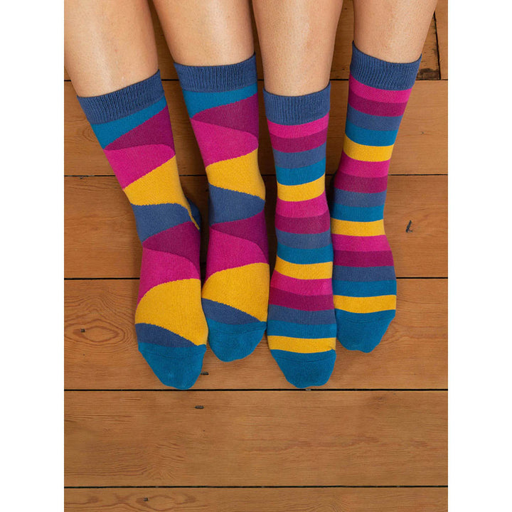Kite Isle Stripe Socks