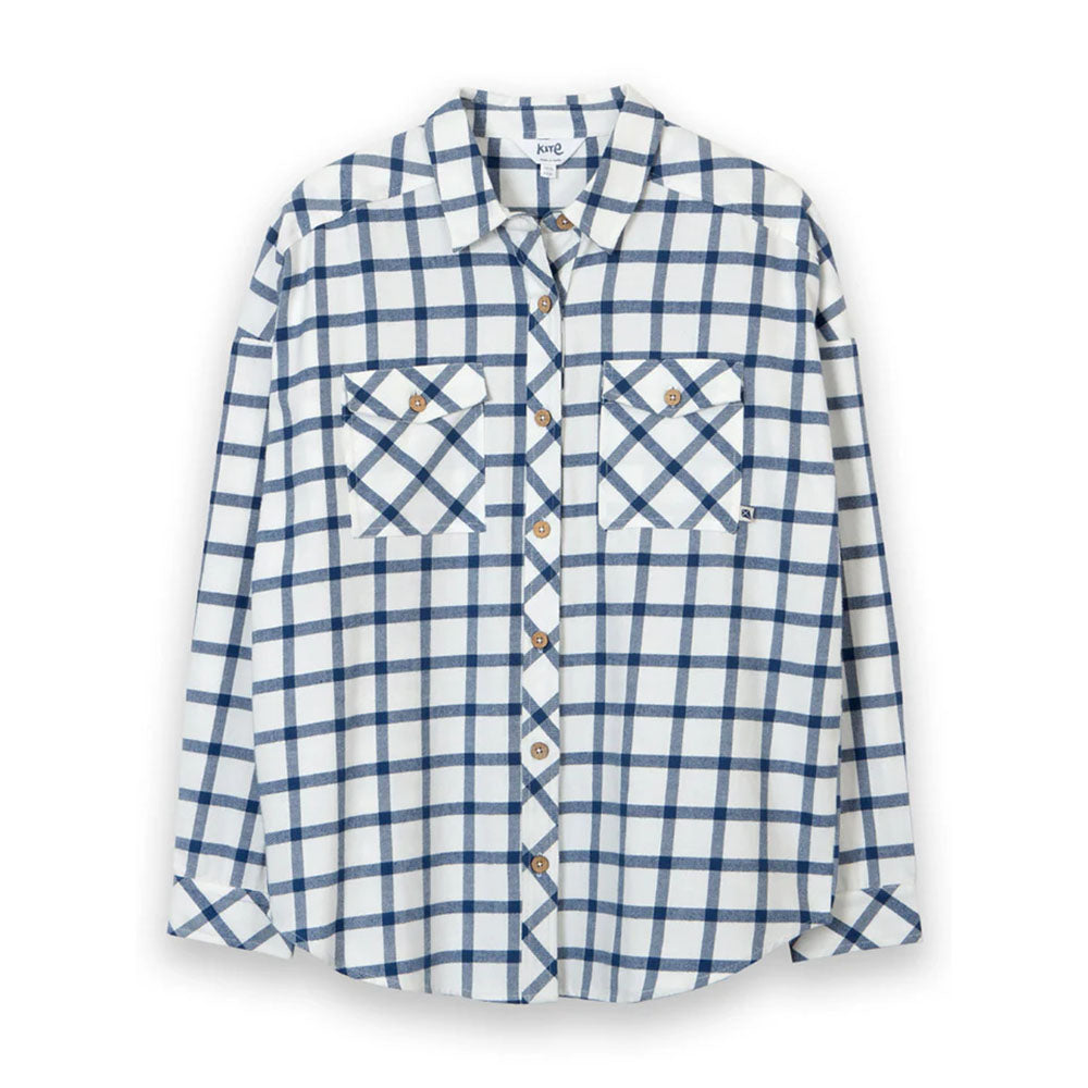 Leight Navy & White Checked Shirt