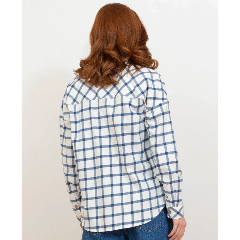 Leight Navy & White Checked Shirt