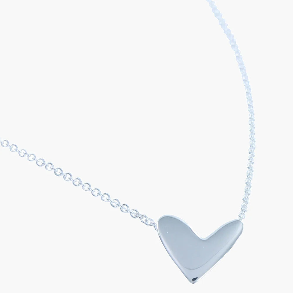 Reeves Cariad Heart Silver Necklace