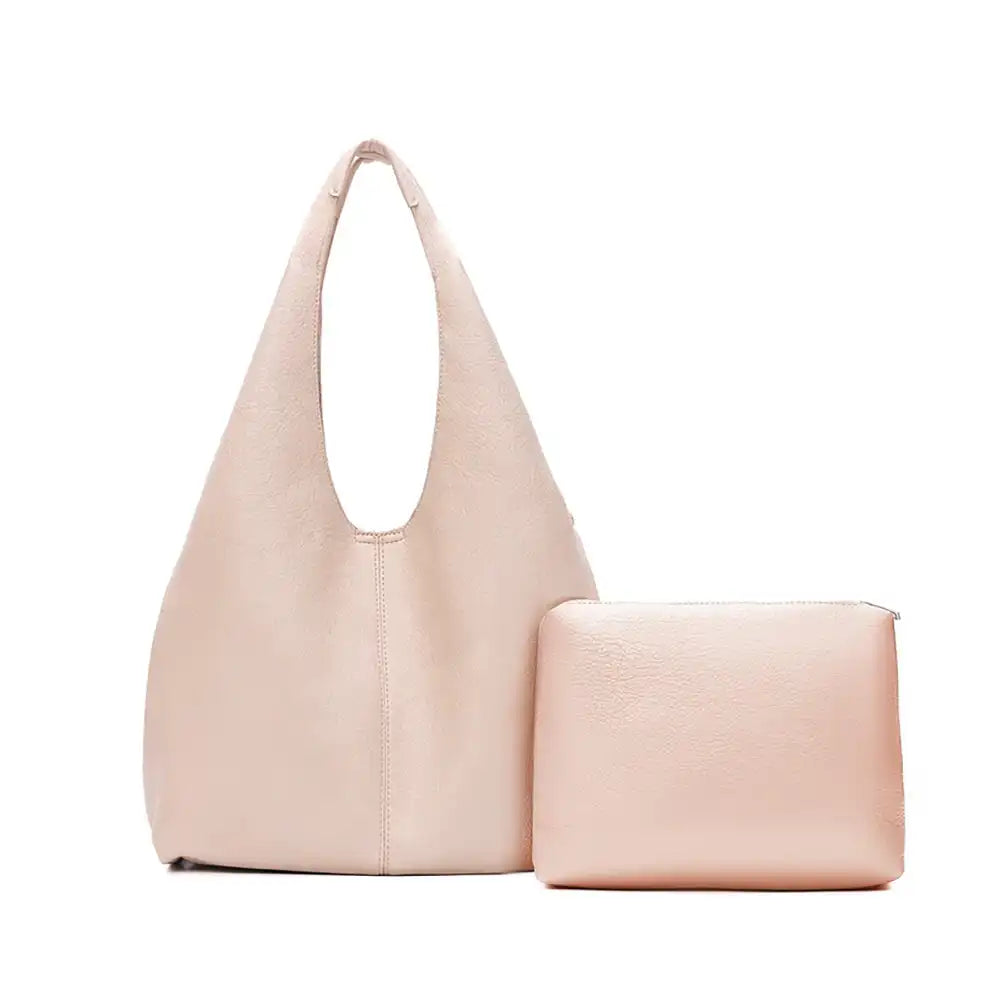 Oversized Slouch Tote - Cream