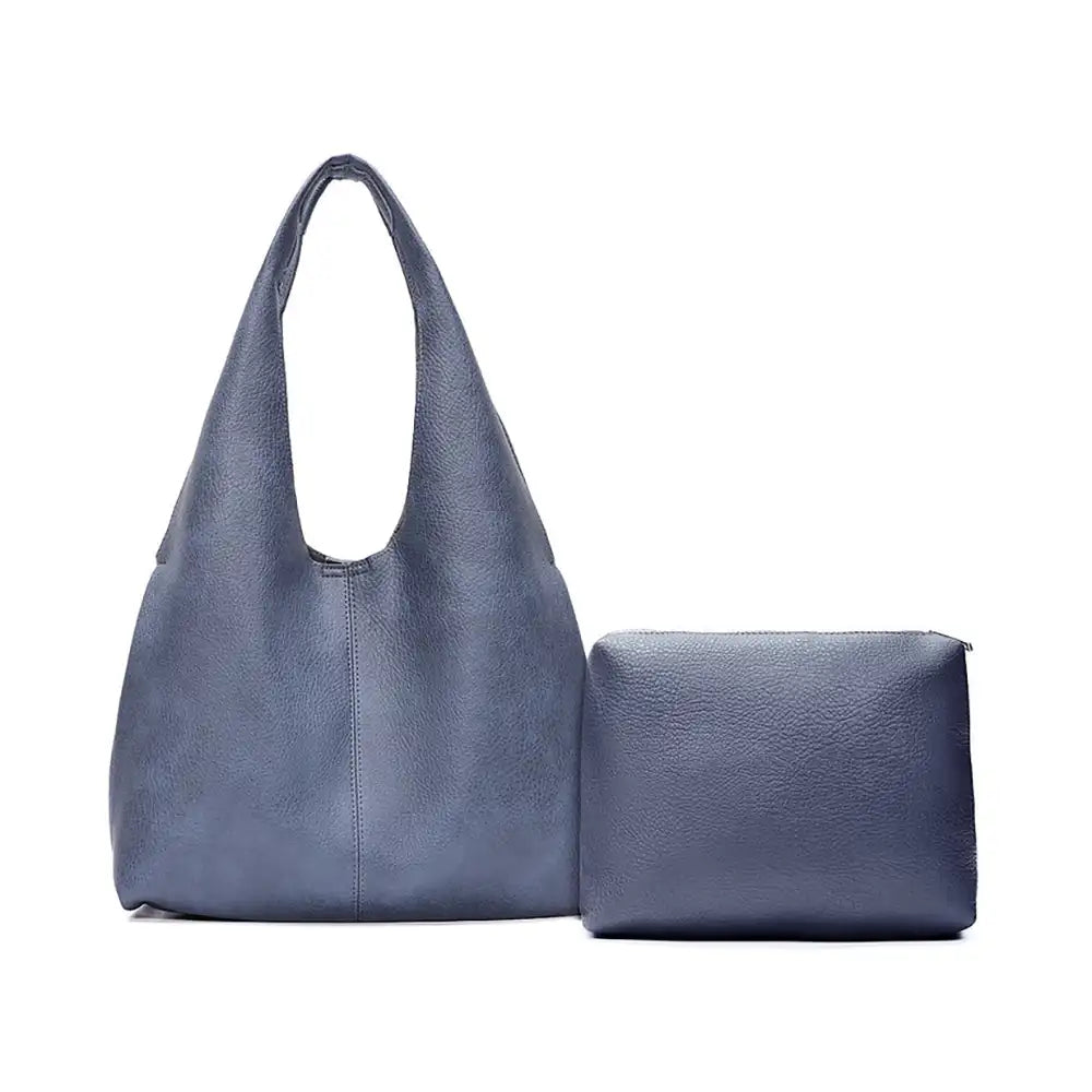 Oversized Slouch Tote - Denim