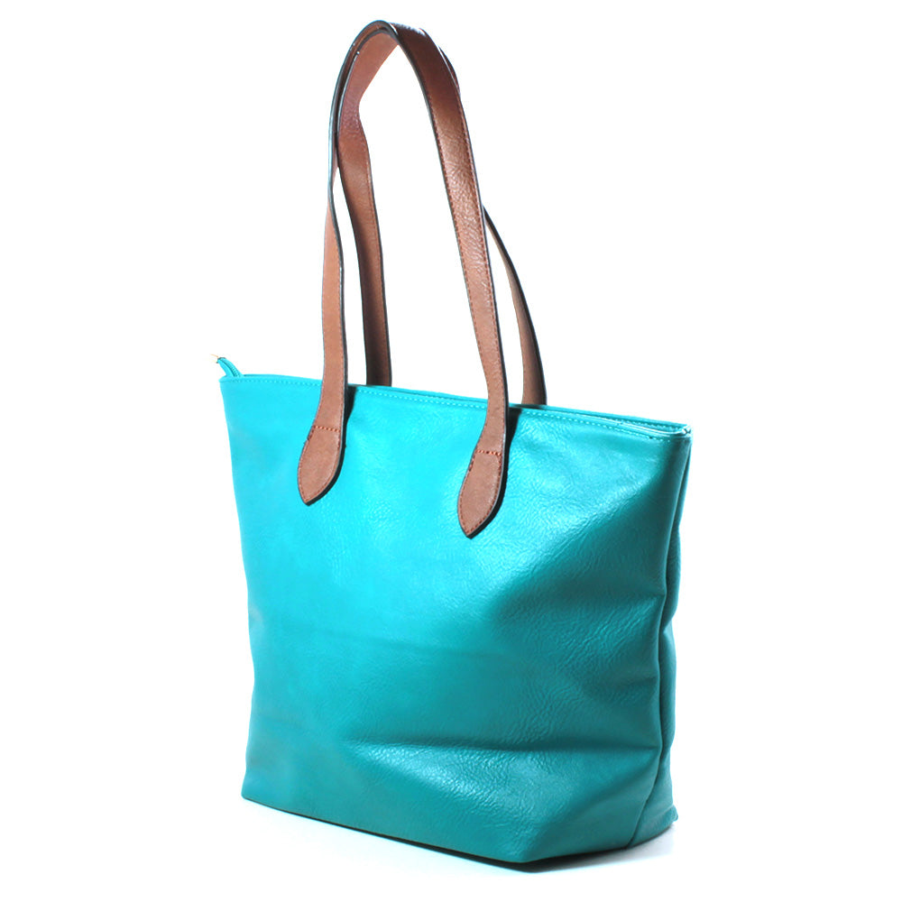 Tote Zip Bag - Teal
