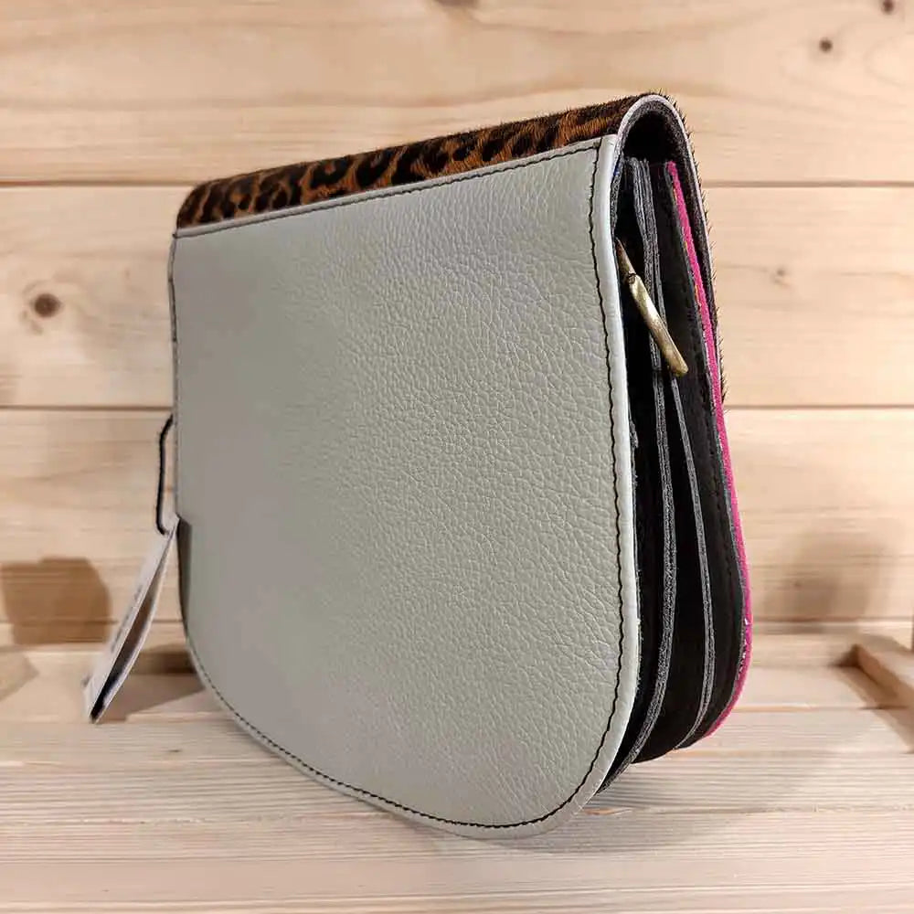 Lena Suede Crossbody in Pink