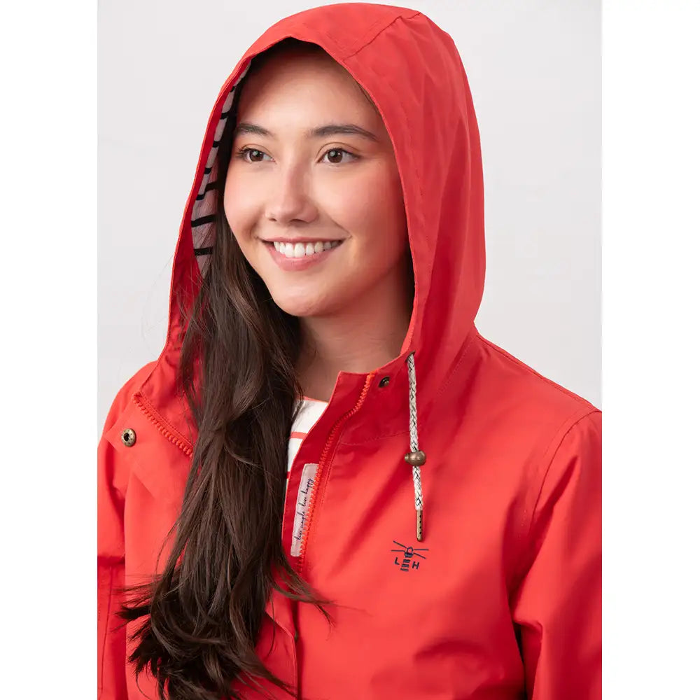 Long Waterproof Jacket - Poppy