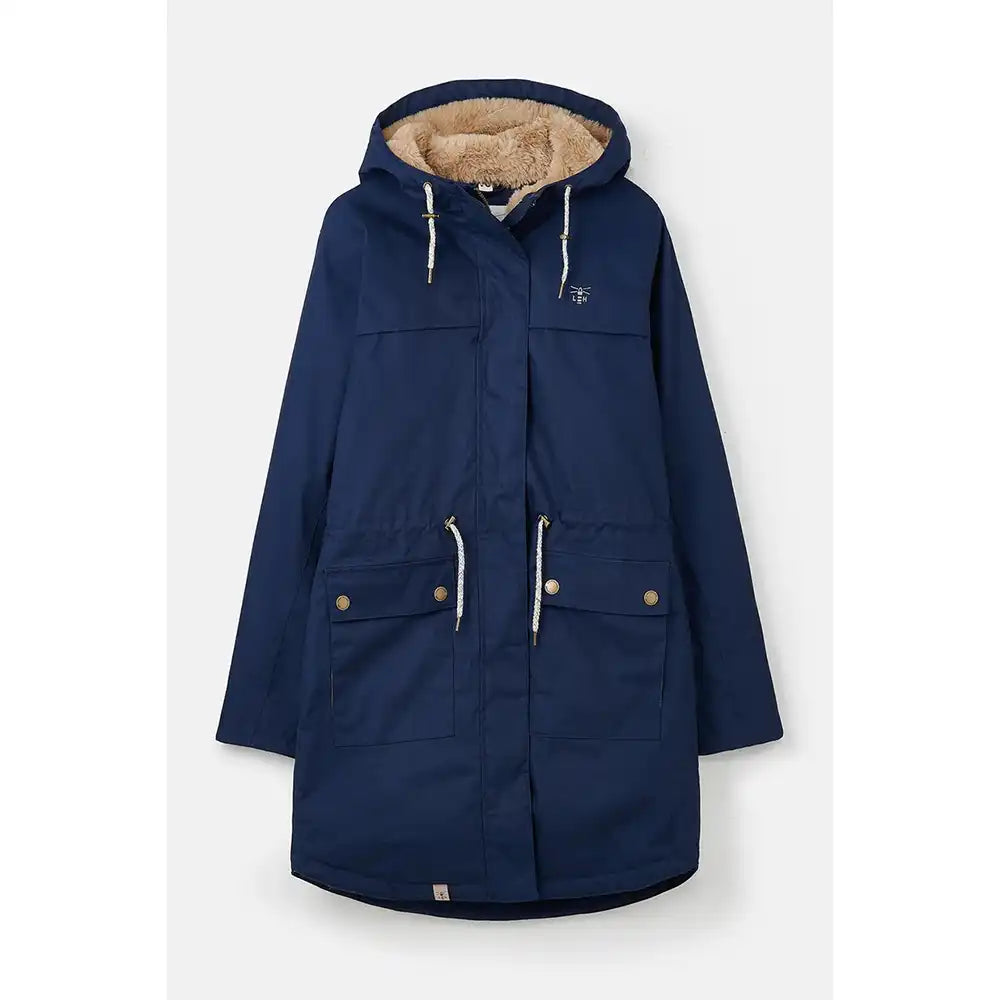 Waterproof Parka  Coat in Navy