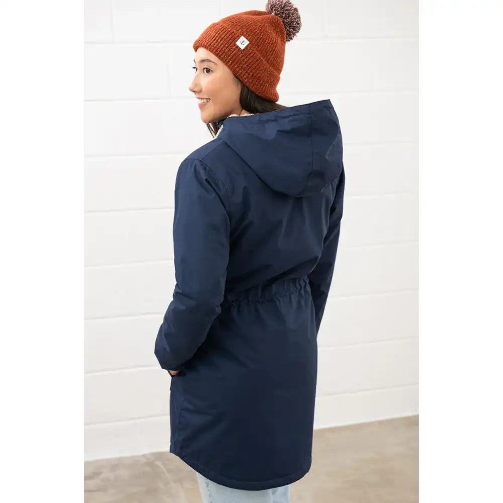 Waterproof Parka  Coat in Navy