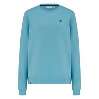 Light blue sweatshirt on a white background