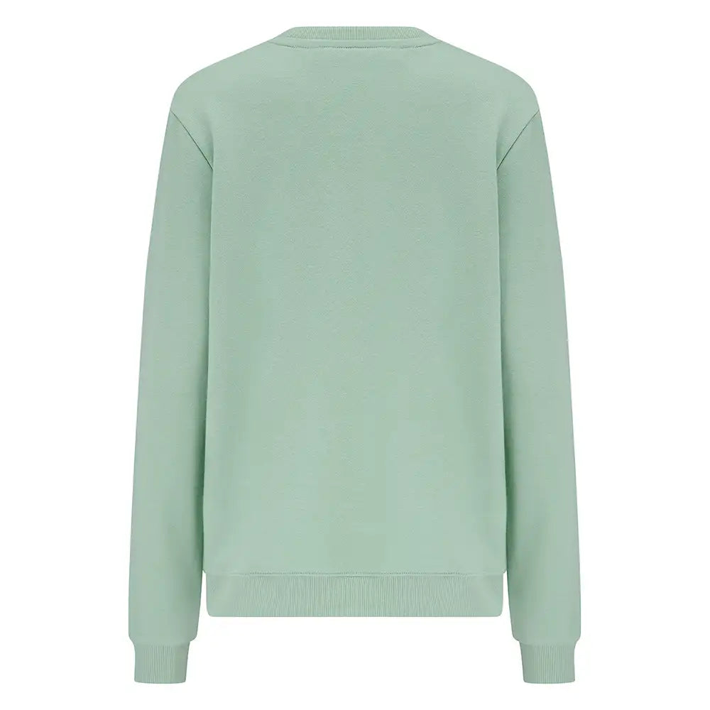 Light green sweater on a white background
