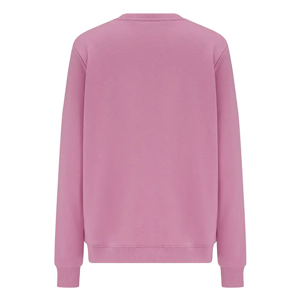 Pink sweatshirt on a white background