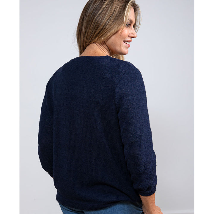 Lily & Me Shore Cardigan in Navy