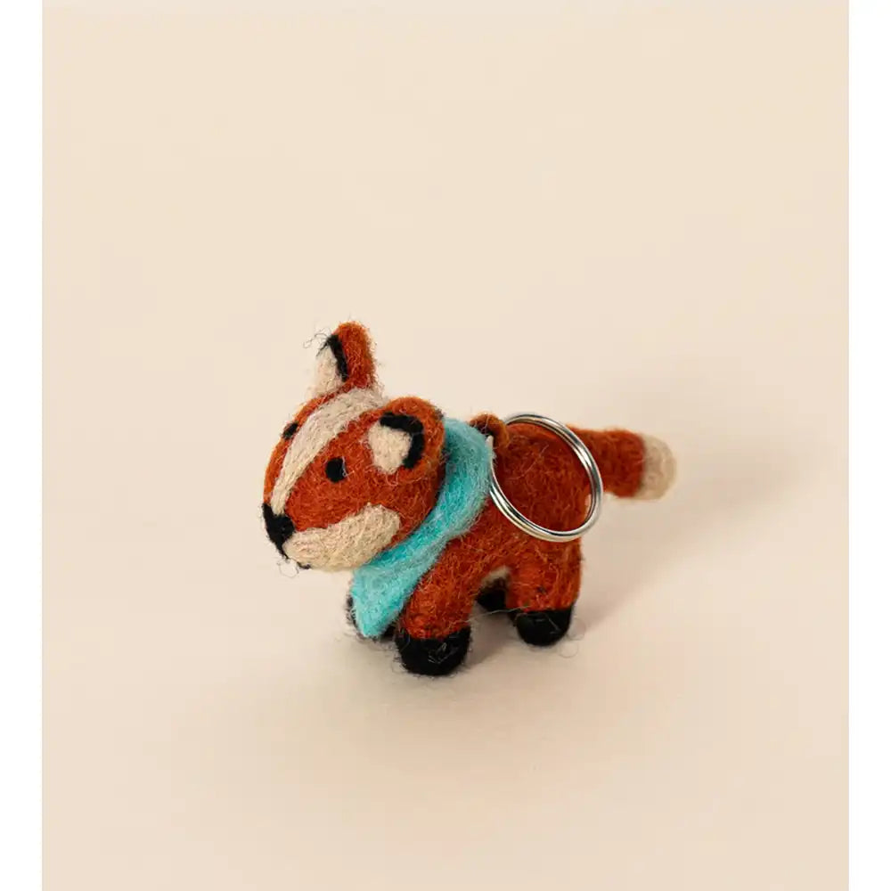 Key Ring & Sock Gift Box - Fox