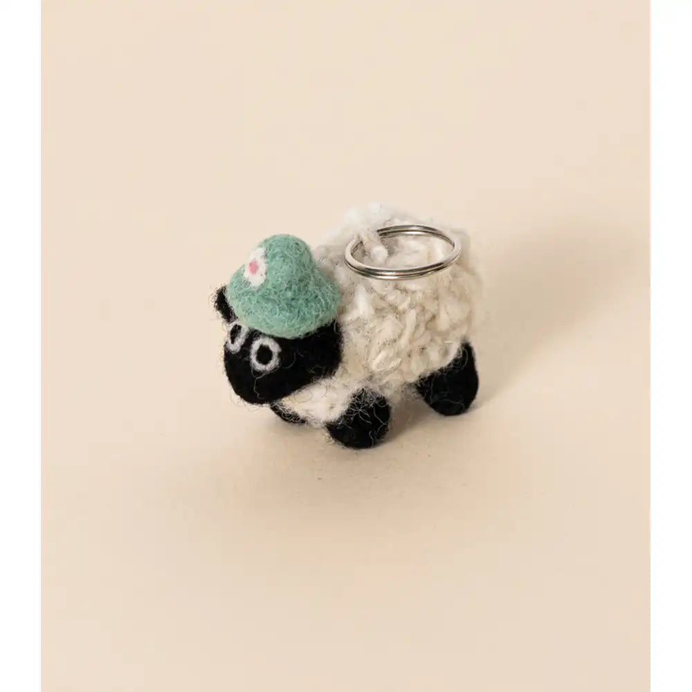 Key Ring & Sock Gift Box - Sheep