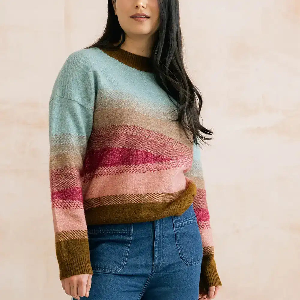 Artist Jumper in Raspberry