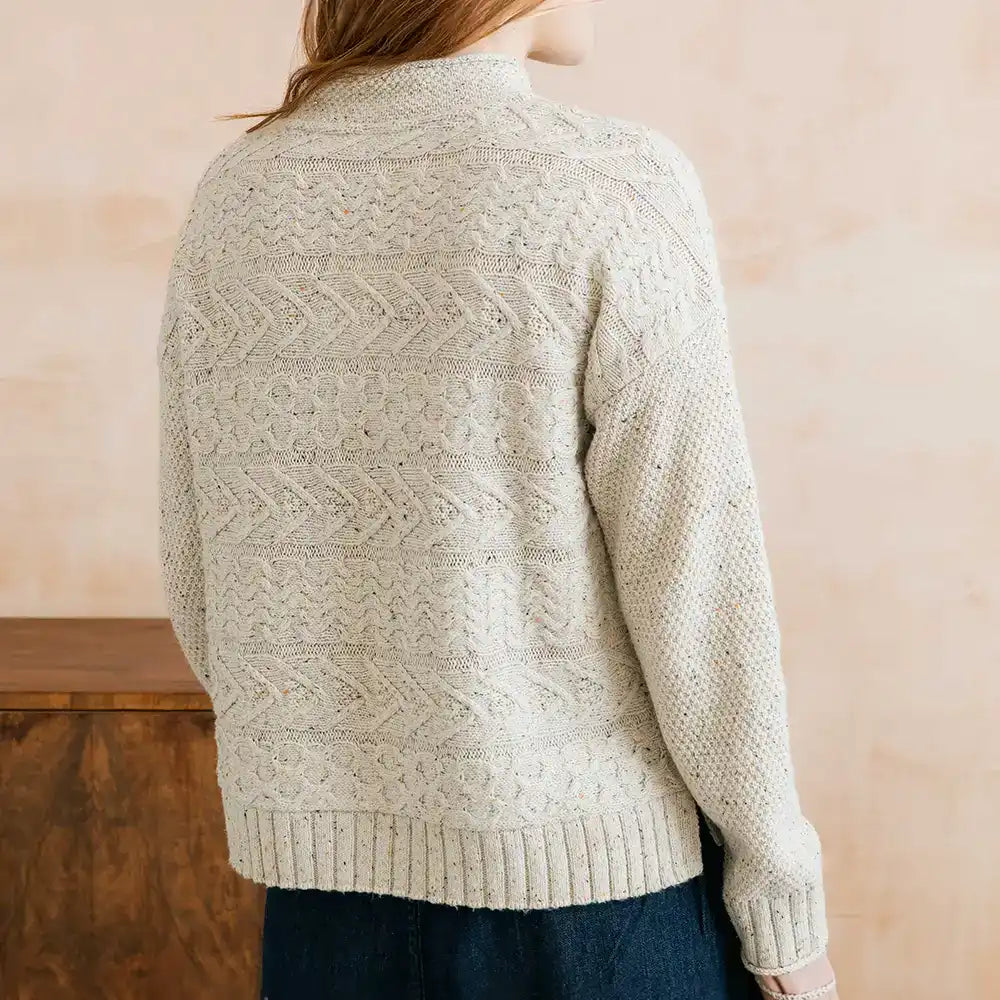 Sonia Jumper in Ecru Fleck
