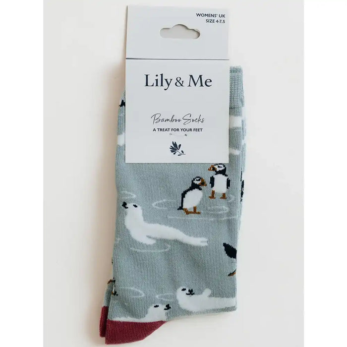 A pair of Lily & Me Bamboo Socks in size 4.2.