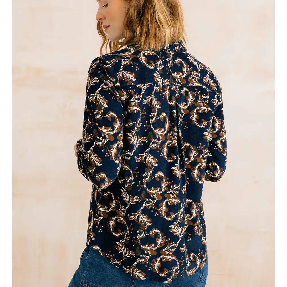 Beech Cord Shirt - Trailing Leaves