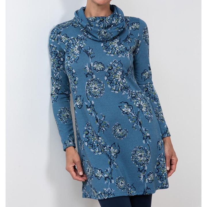 Lily & Me Winkleigh Cloud Floral Tunic in Blue