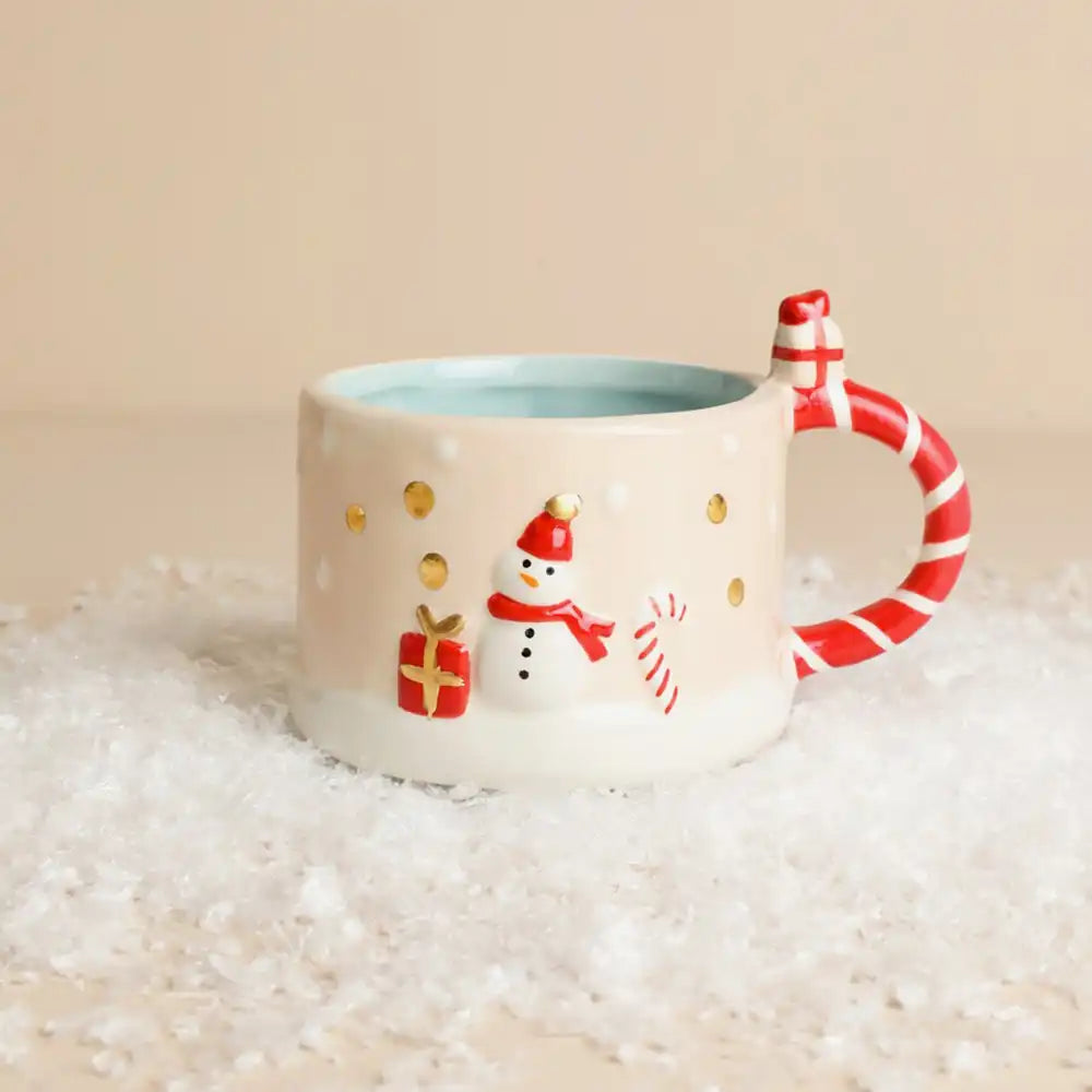 Small Ceramic Winter Wishes Festive Mug