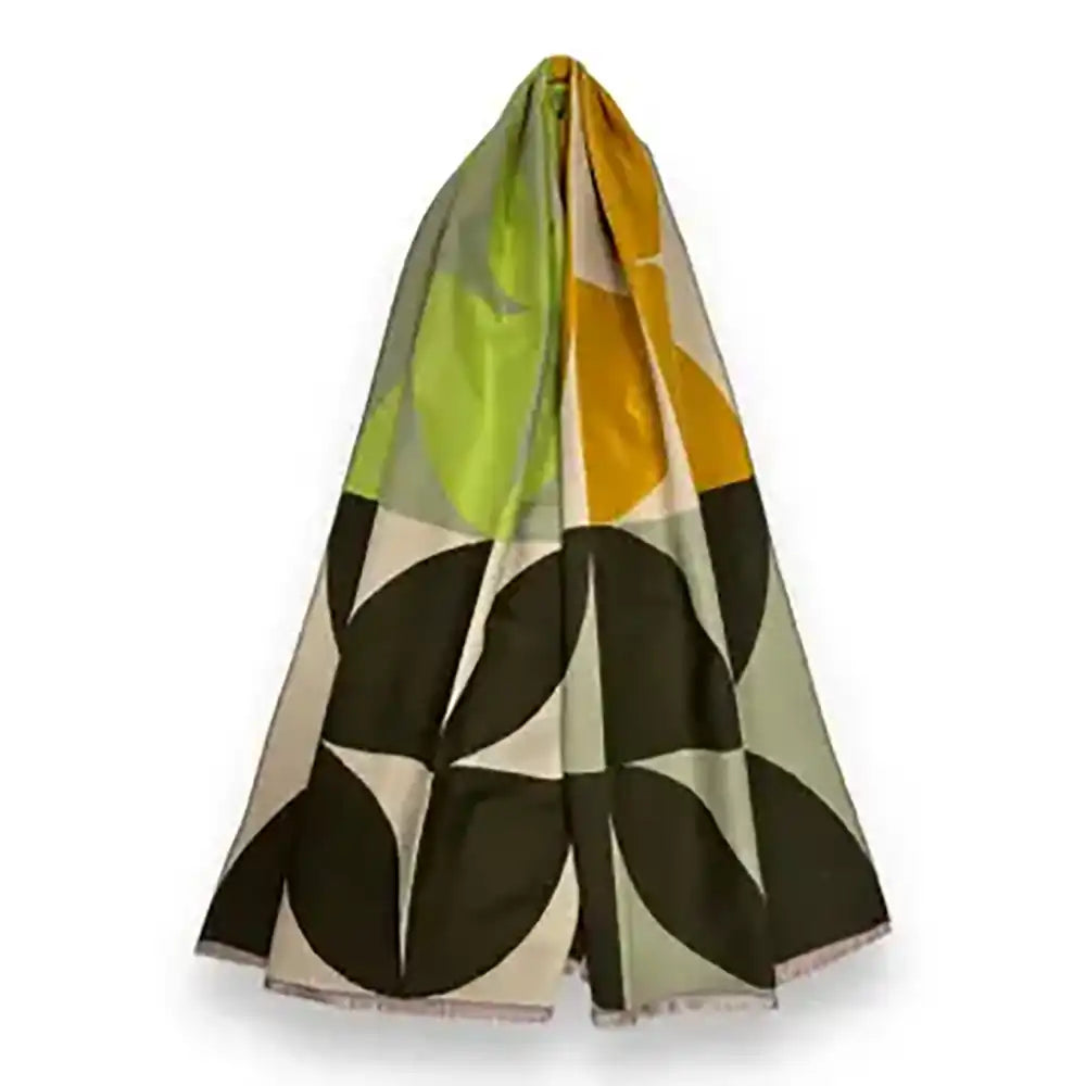 Cashmere Blend Reversible Scarf - Retro 2