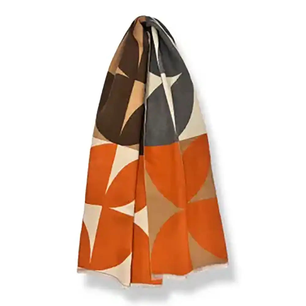 Cashmere Blend Reversible Scarf - Retro 3