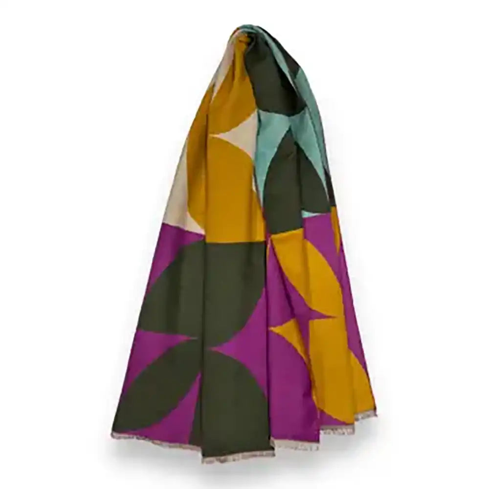 Cashmere Blend Reversible Scarf - Retro 4