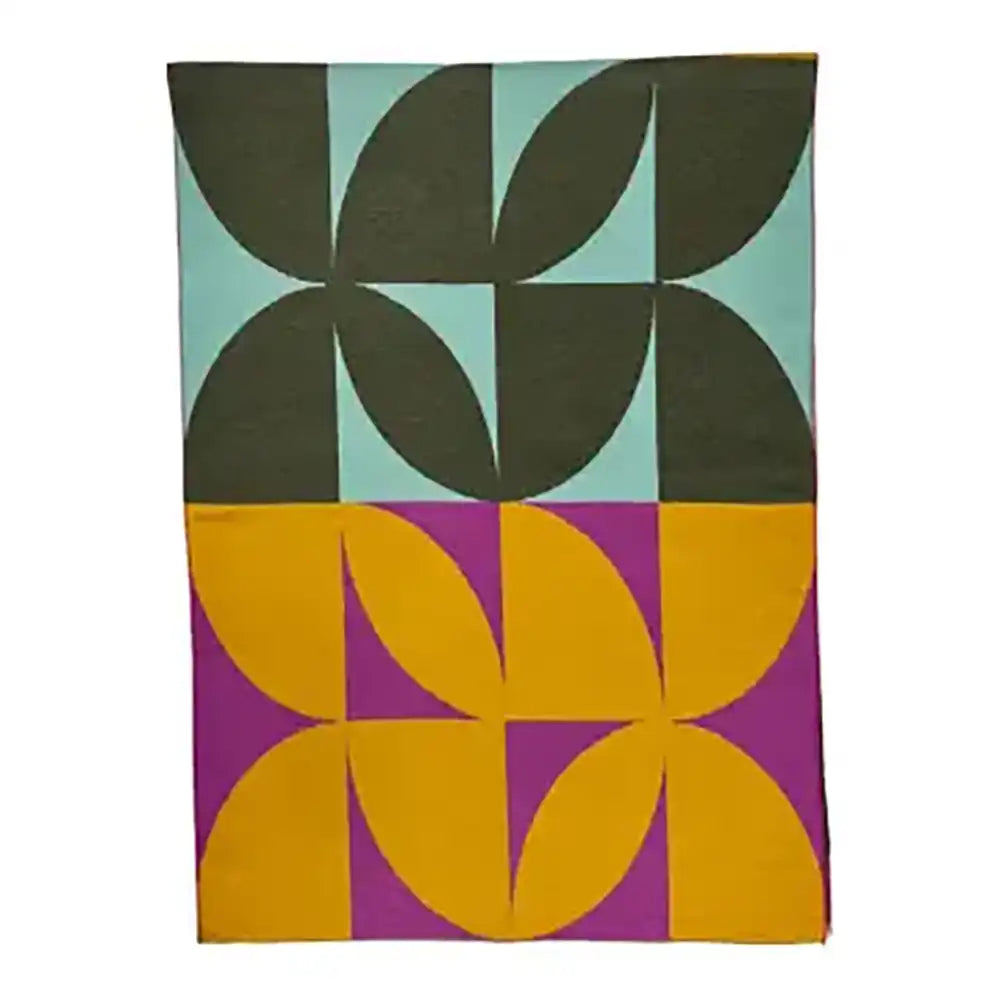 Cashmere Blend Reversible Scarf - Retro 4