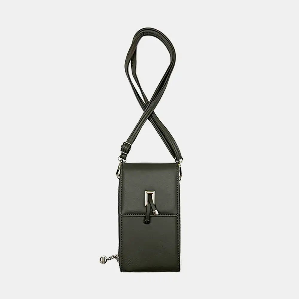 Double Tassel Phone Bag - Grey