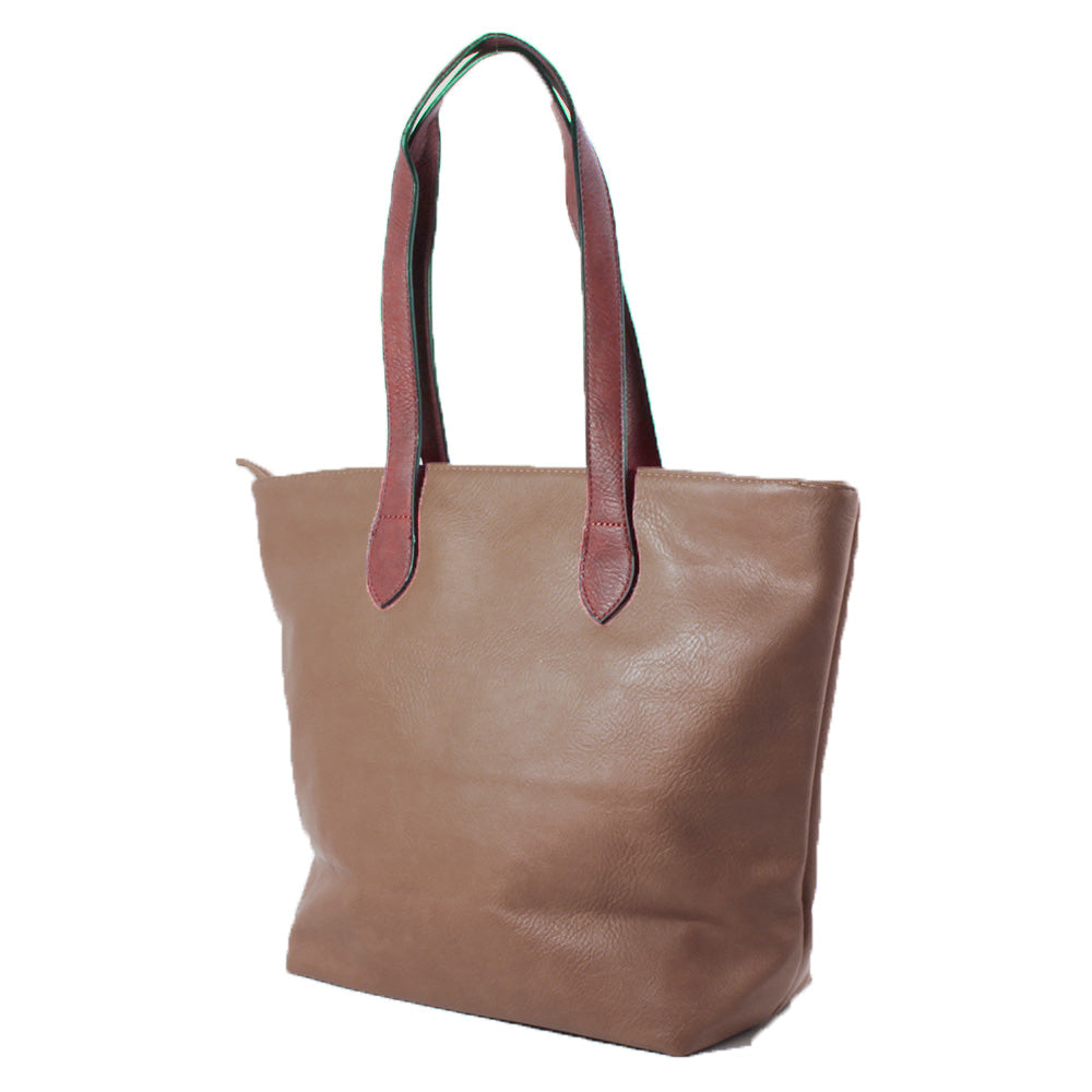 Tote Zip Bag in Soil