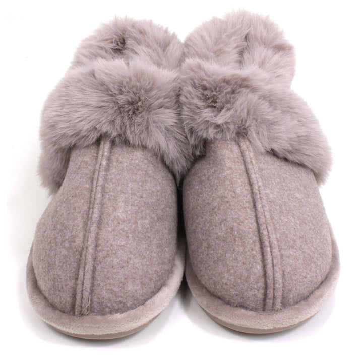 Lunar Ember Full Slippers in Taupe